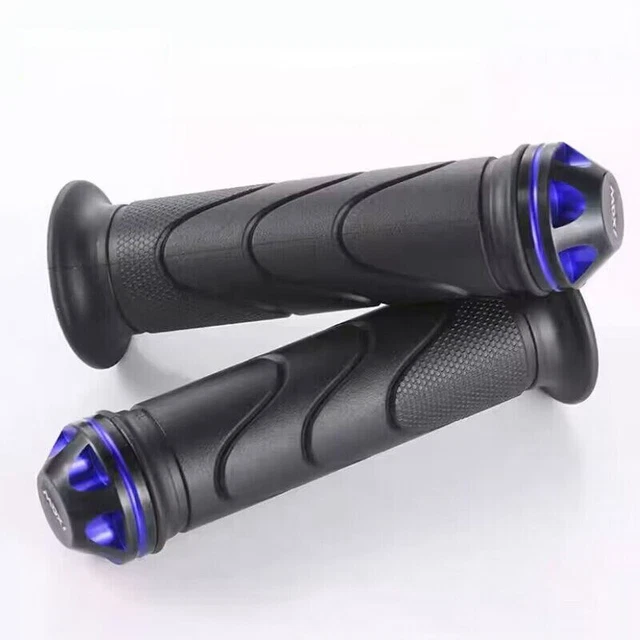 7/8 "22MM Motorcycle Sports Bikes CNC Aluminum Handlebar Rubber Hand Grip Parts