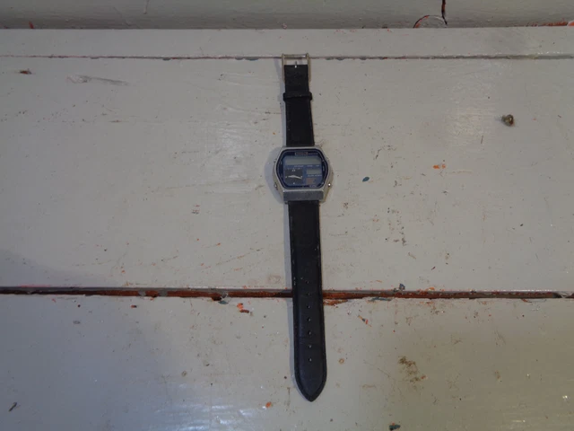 Montre Vintage YEMA J7 FN31 – Chronographe Digitale/analogique Avec Alarme, Années 70, Fabrication Corée