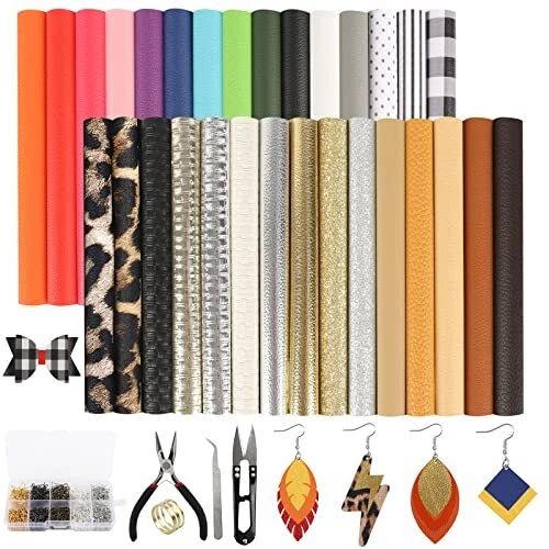 30pcs Faux Leather Sheets