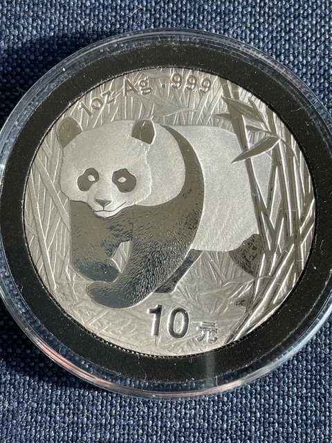 2002 Chinese Panda 1 oz. SILVER (10 YUAN) COIN 2002 Chinese Panda 1 oz. SILVER (10 YUAN) COIN