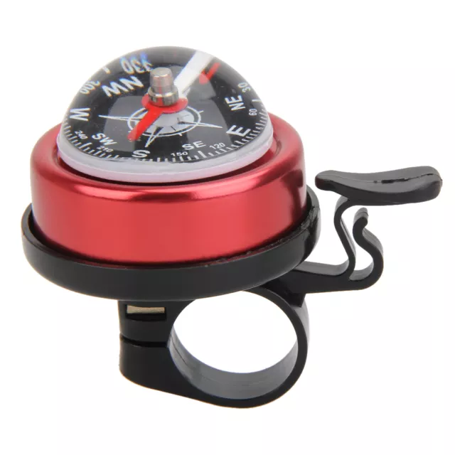 UK Bike Bicycle Bell Horn Ring Cycling Sport Camping Alarm With Compass