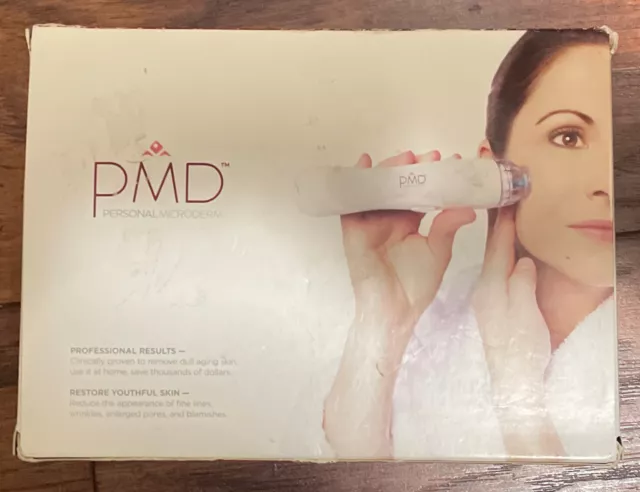 PMD Personal Microderm Pro Herramienta Anti-Envejecimiento Microdermabrasión Cuidado de la Piel Nunca Usada