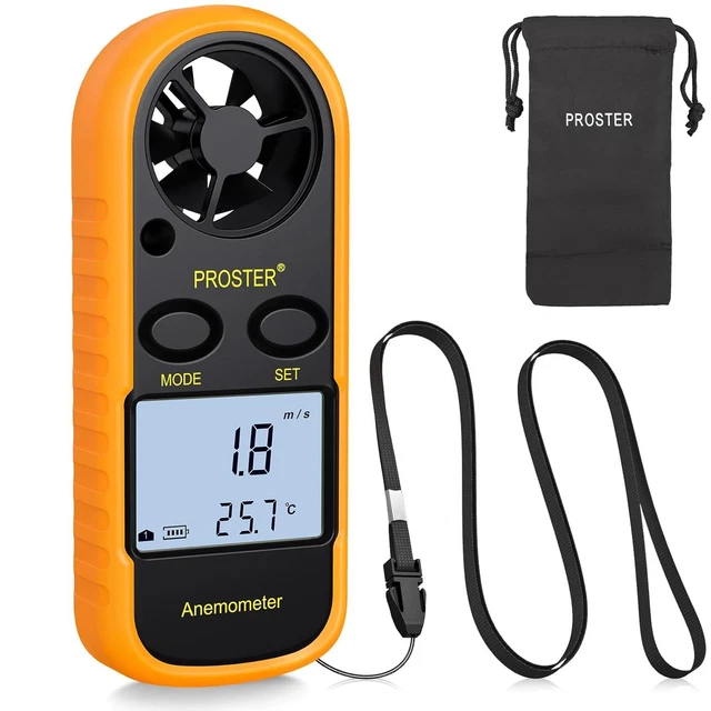 PROFI WINDMESSER - PROFI ANEMOMETER - WINDMESSGERÄT (Neu und