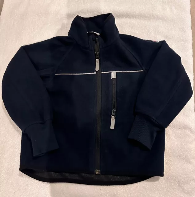 Polarn O Pyret Boys Navy Fleece Jacket Age 4-5 yrs