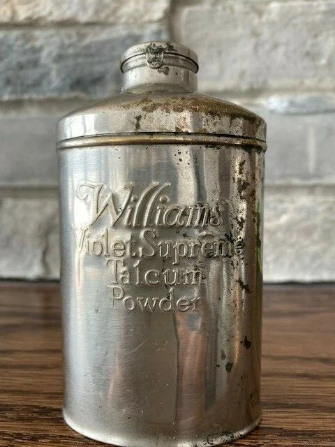 1906 Williams Talcum Powder Violet Supreme Advertising Dispenser