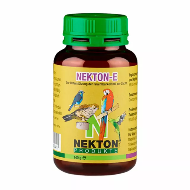 Nekton E 140Gr Complejo Vitaminico Canarios Pajaros Fertilidad Y Cria
