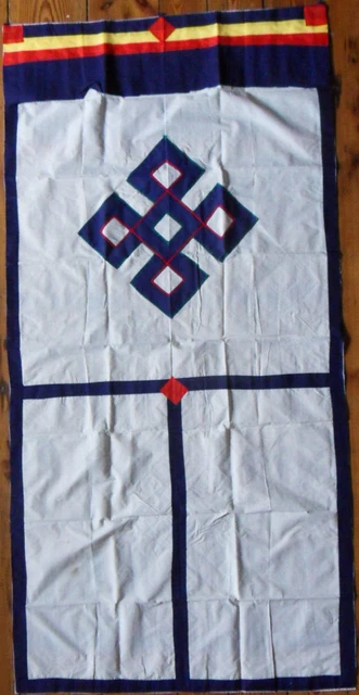 Türvorhang Endlosknoten Tibet Buddhismus ca. 1,81 m x 0,85 m