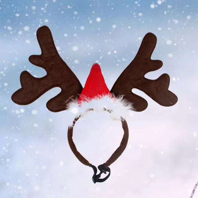 Diadema de aro para mascotas sombrero de Navidad para perros accesorios