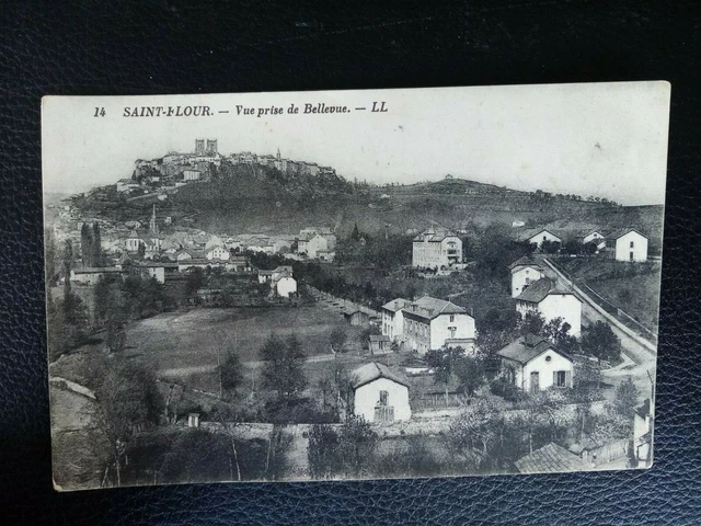 Cpa Saint Flour View Taken By Bellevue