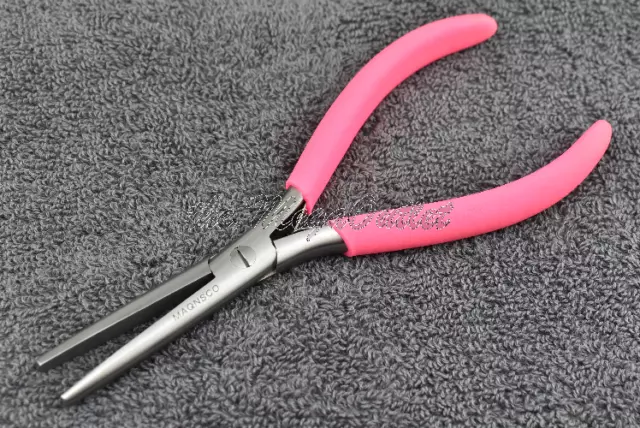 Hair Extension Flat Mouth 7" Pink Fitting Plier Professional Hair Extension Tool