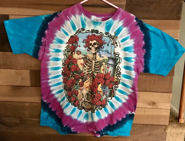 Vtg Liquid Blue Grateful Dead 1965 1995 30 Years Double Sided Tie Dye T Shirt Xl 9900 Picclick