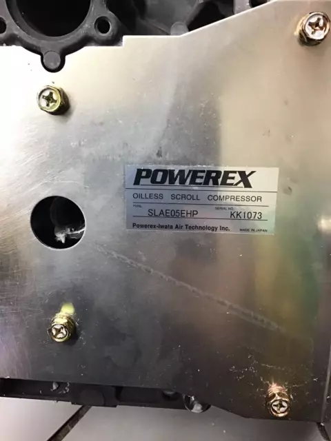 Powerex Slae05Ehp Oilless Scroll Compressor (R6) Powerex Slae05Ehp Oilless Scroll Compressor (R6)