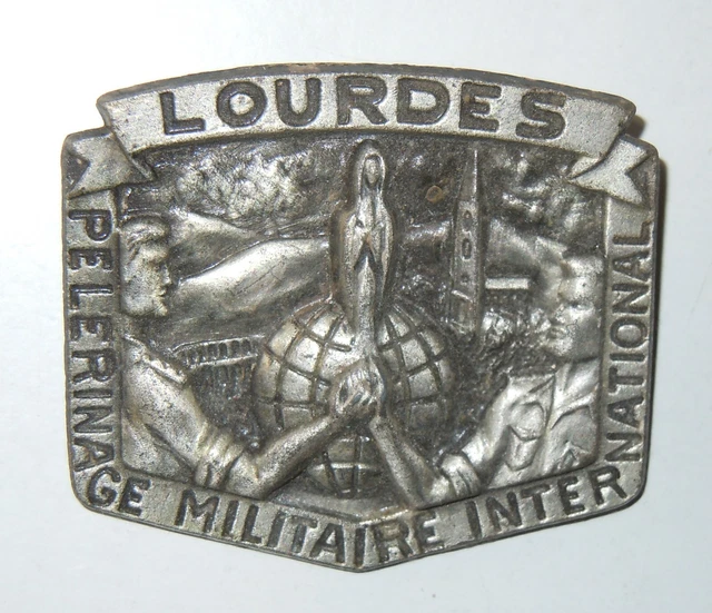INSIGNE MILITAIRE PELERINAGE LOURDES EUR 5,99 - FR