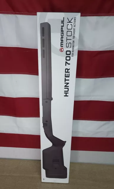 Magpul Hunter 700 Stock Rifle Black for Remington 700 Short Action - MAG495-BLK