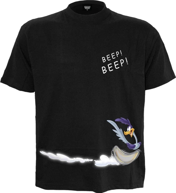 Maglietta Donna Looney Tunes Ufficiale: Beep Beep Con Stampa, Taglie Dalla S Alla XXL, Merch Autentico