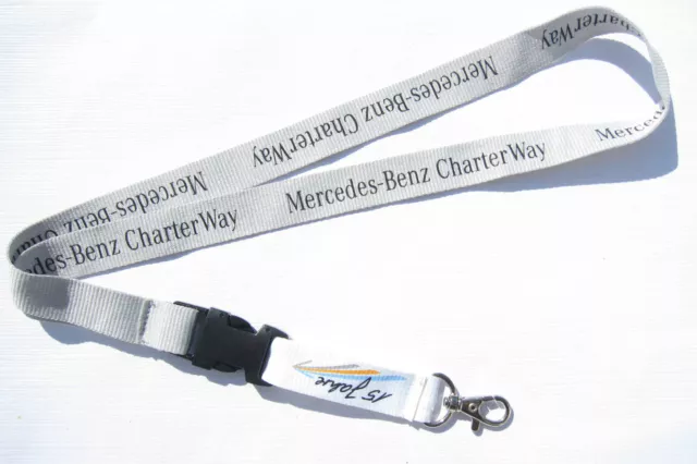 Mercedes Benz Charter Way 15 Jahre Schlüsselband Lanyard NEU (A50v)
