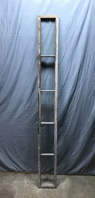 Single Antique One Narrow 5 Lite Entryway Vintage Sidelight 9x81 Old 1062-22B