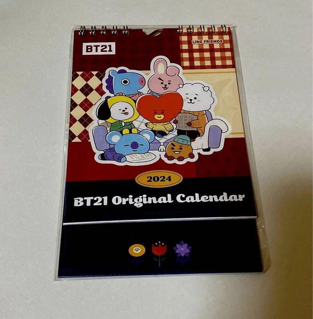 BT21 CALENDAR 2024 Familymart Limited 64.59 PicClick