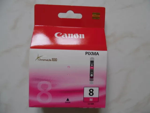 Cartouche Encre Rose Magenta Canon 8M PIXMA - Dispo aussi en bleu, , jaune, noir