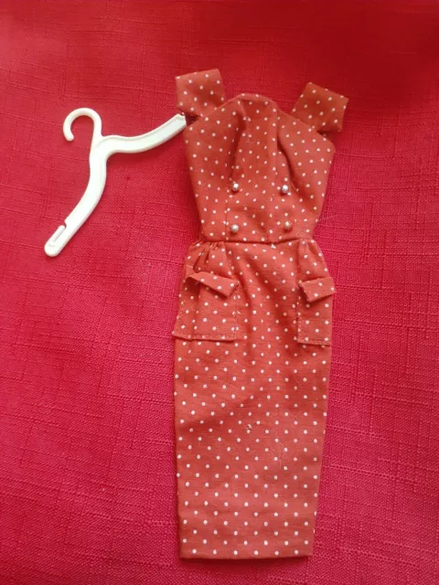 Mattel Barbie PAK Rust Polka Dot Sheath Dress