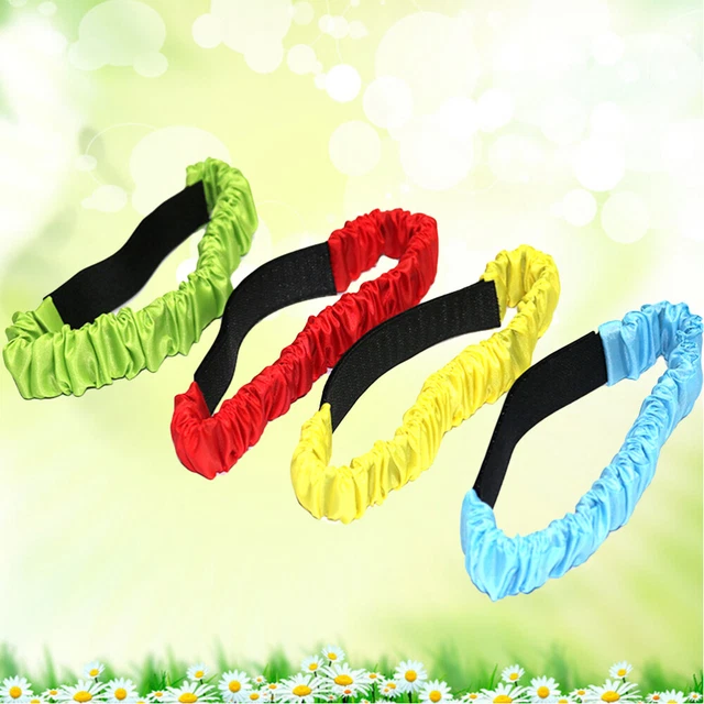 8 Pcs Relay Race Legged Ties Strap Three-legged Ropes Kinder Elastic Band
