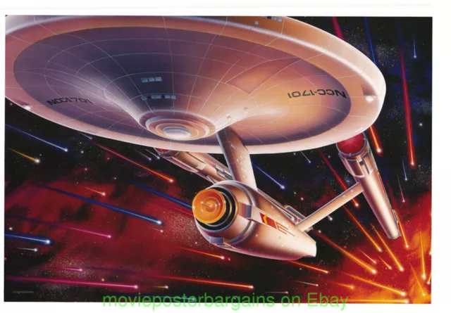 STAR TREK 25th Ann. MOVIE POSTER Original One Sheet 27x40 RARE Enterprise Style!