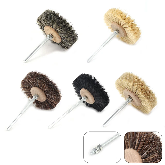 3"Buffing Brush Wire Abrasive Polishing Wheel 6mm Shank F Jewelry Wood Polishing