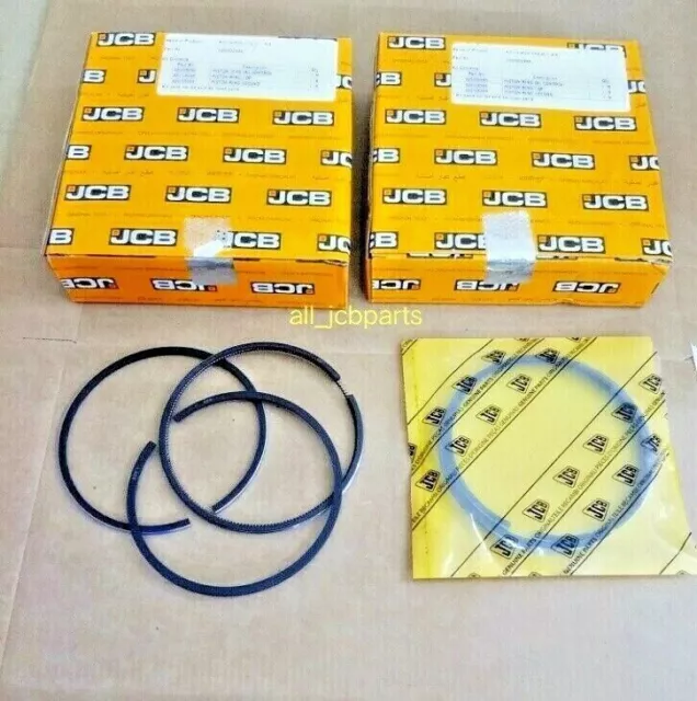 Kit de segments de piston d'origine JCB Std. Turbo, lot de 4 pièces (pièce...