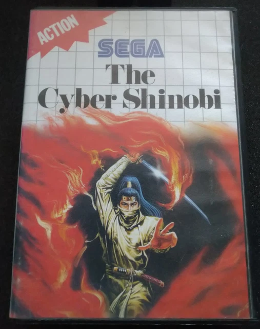 Jeu Shinobi Pour Sega Master System - Version PAL Eur (FR), Bon État