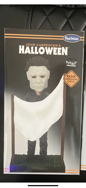 Royal Bobbles Michael Myers Bobblehead Sheet Scene Halloween Spirit Exclusive