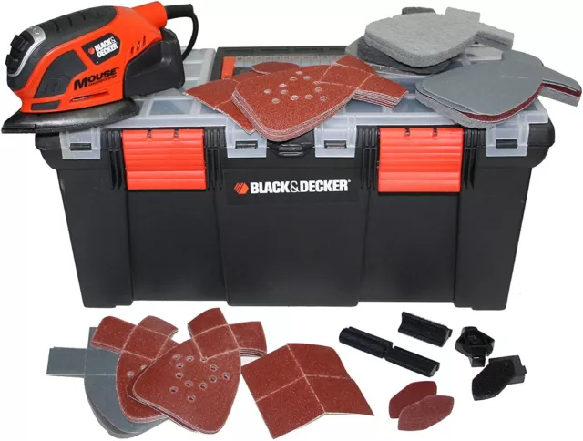 Black&Decker Kit Lijadora Mouse KA1000T22A-QS Caja 40 accesorios