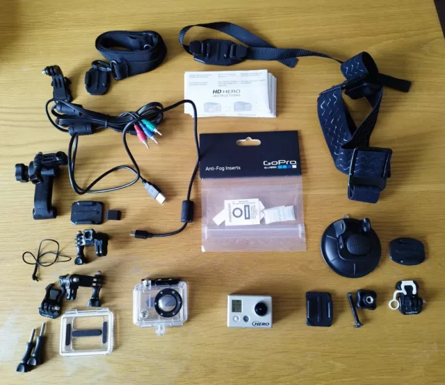 GOPRO HD HERO Camera ORIGINAL Silver plus accessories bundle