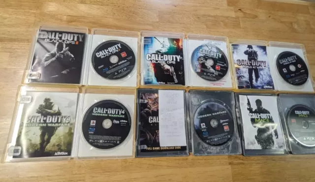 PlayStation 3 Games Call Of Duty PS3 6 Game Bundle, Modern Warfare Metalbook