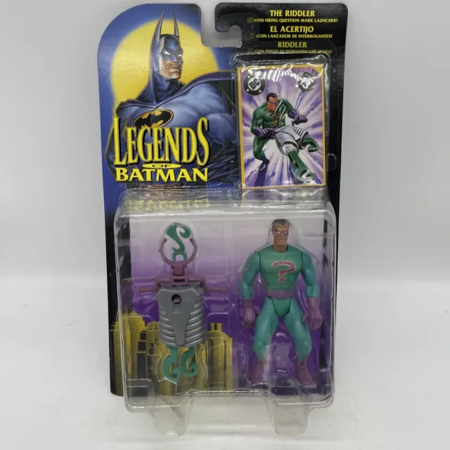 Legends Of Batman The Riddler Action Figure DC 1994 Carded/sealed