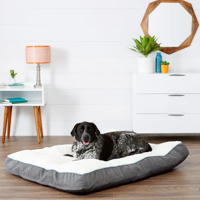 XHT Plush Pillow Cat & Dog Bed Removable Cover