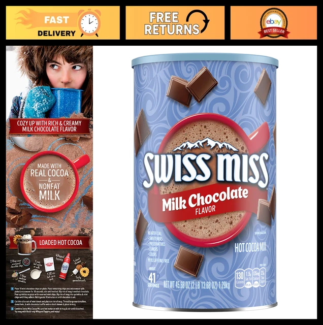 Multirich Chococlate RICH MILK CHOCOLATE Hot Cocoa Mix Canister, 45.68 oz - Pack of 6 ...