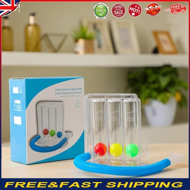 3 Balls Breathing Trainer Soft Breath Measurement System for Rehabilitation Prop