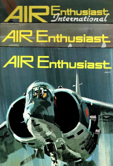 Air Enthusiast Magazine Back Issue Selection 1971 1972 1973 1974