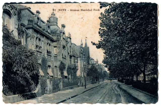 CPA 57 - METZ (Moselle) - Avenue Maréchal Foch