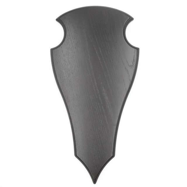 Ciervo Escudo de Trofeo Deseada En Roble Oscuro Af 49x24cm Hirschschild Nuevo
