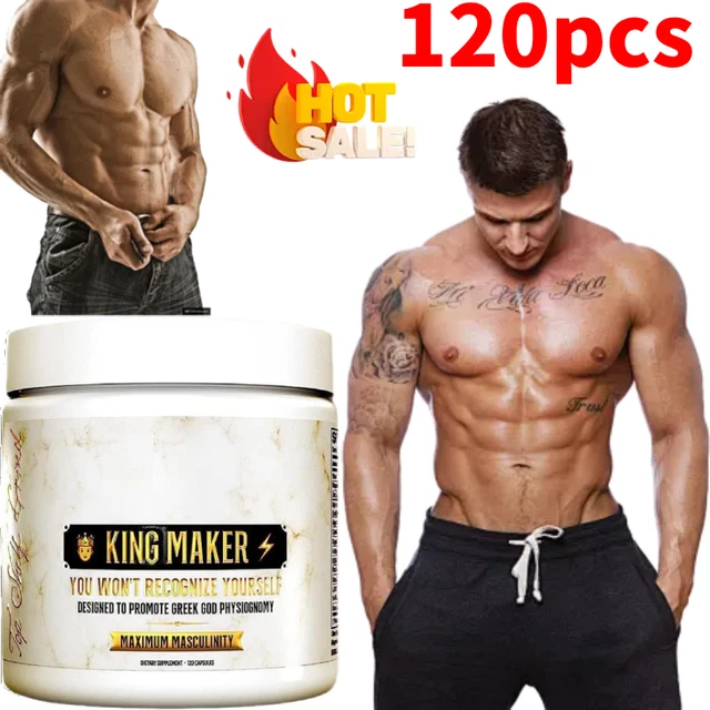 KING^MAKER-120 CAPS 13-IN-1 Anabolic Supplement for Men Maximum ...