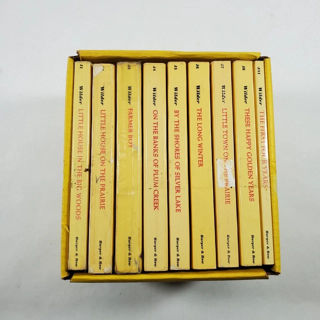 LITTLE HOUSE ON The Prairie Complete 9 Book Box Set Laura Ingalls