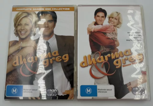 Dharma & Greg: Season 1 & 2 (DVD, 6 Discs) VERY GOOD CONDITION - Region 4
