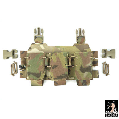 MAG DMgear Tactical P90 Mag Pouch Panel Multifunction MOLLE Pouch Mag Carrier Camo 