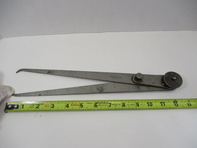 Vintage STARRETT OD, Groove Caliper, Old Style, Opens 23", Smooth Movement, VGC