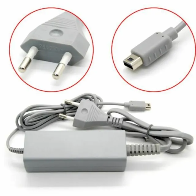 Chargeur alimentation secteur pour Nintendo Wii U (Gamepad)