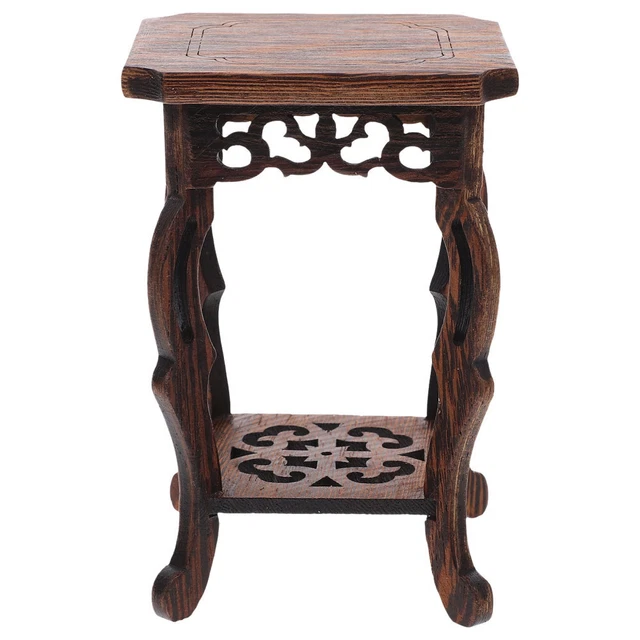 Petit Support En Bois Pour Livre, Pot De Fleur Ou Jardinière – 6x3.5x2.5cm