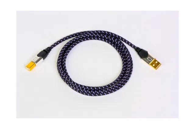 Analysis Plus Purple Plus USB Audiophile Quality USB Cable 1m NEW A-B