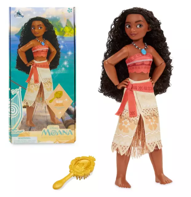 Offiziell Disney Moana Klassisch Puppe Mit Pinsel