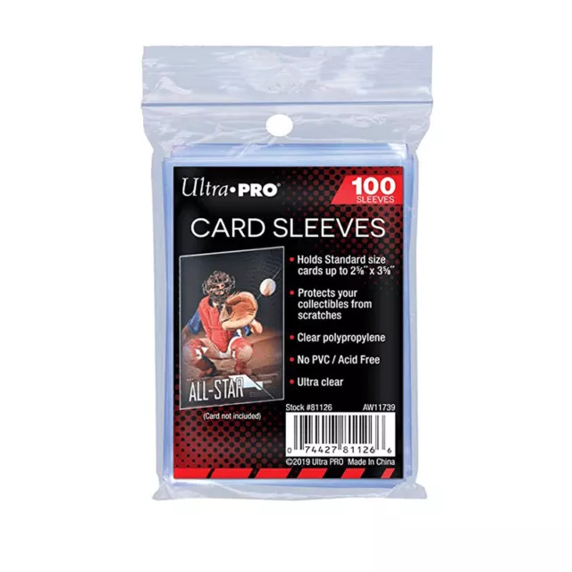 Ultra Pro Standard Card Sleeves (100 sleeves) - NEW / SEALED